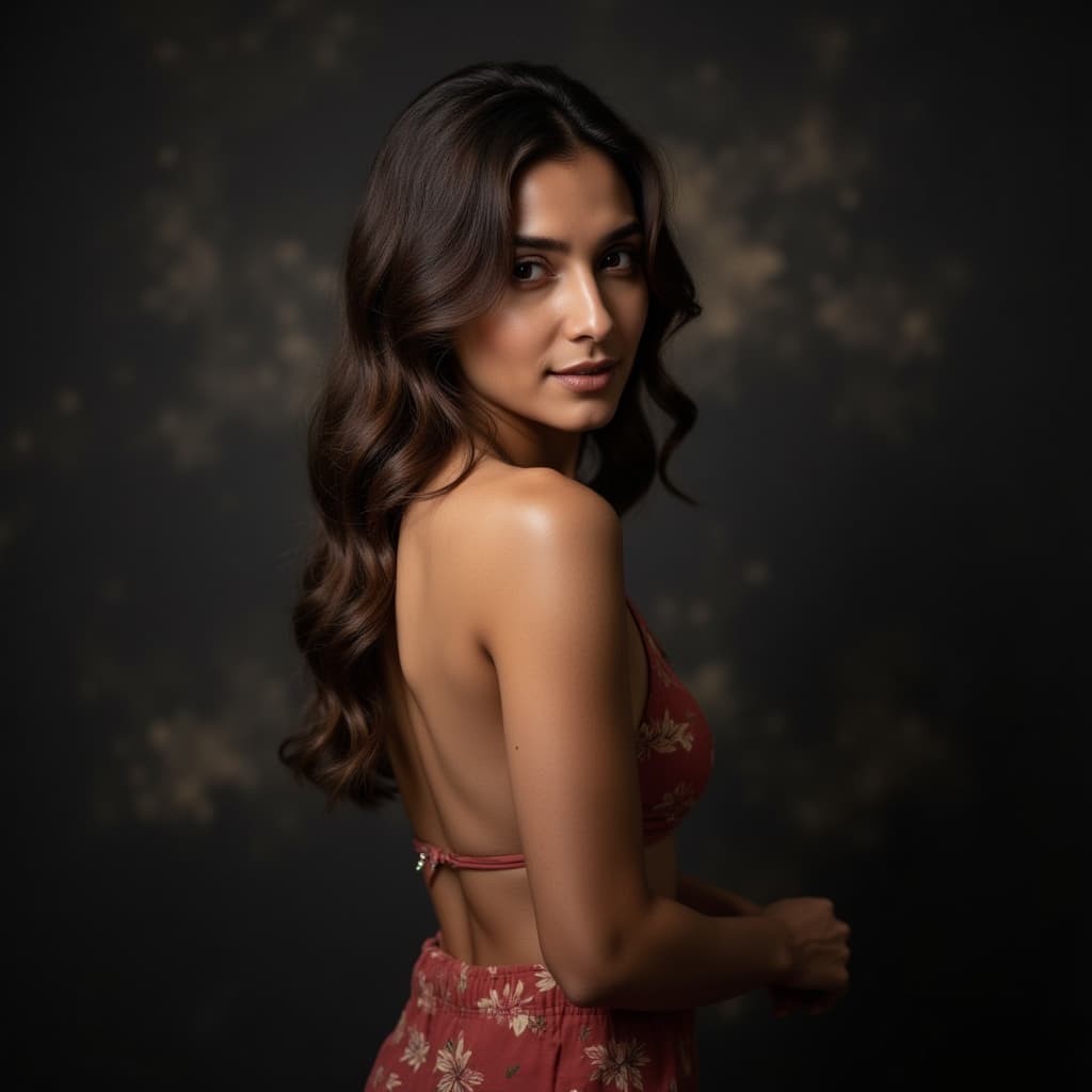 Please create a photo of me for tinder for a dating app that is sexual and mysterious